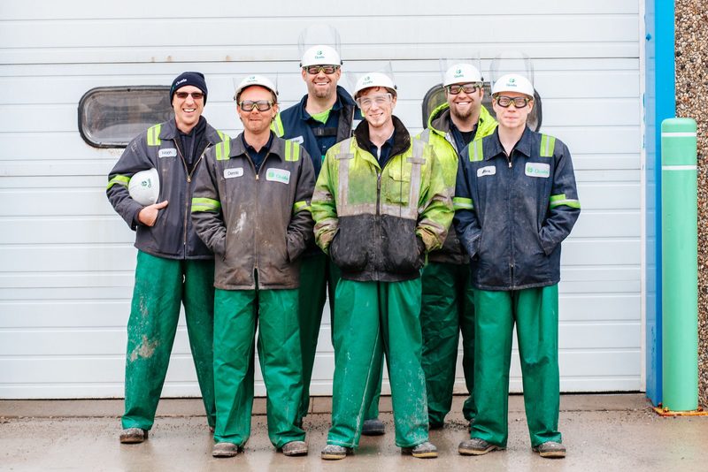 Parta stavební firmy DOSTÁL COMPANY na stavbě