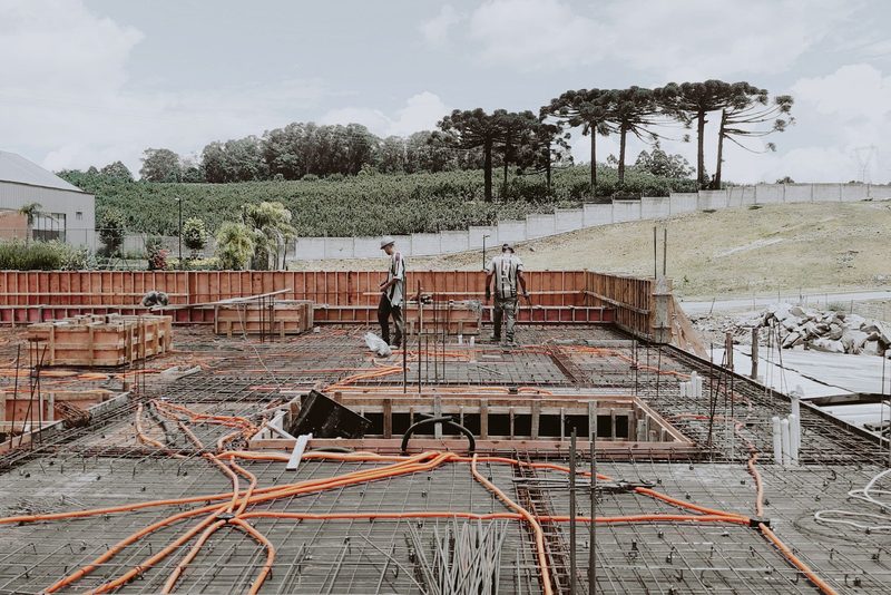 Základová deska pro rodinný dům – Moravská Třebová, Deska 118 m² · pasy ze ztraceného bednění · C 25/30